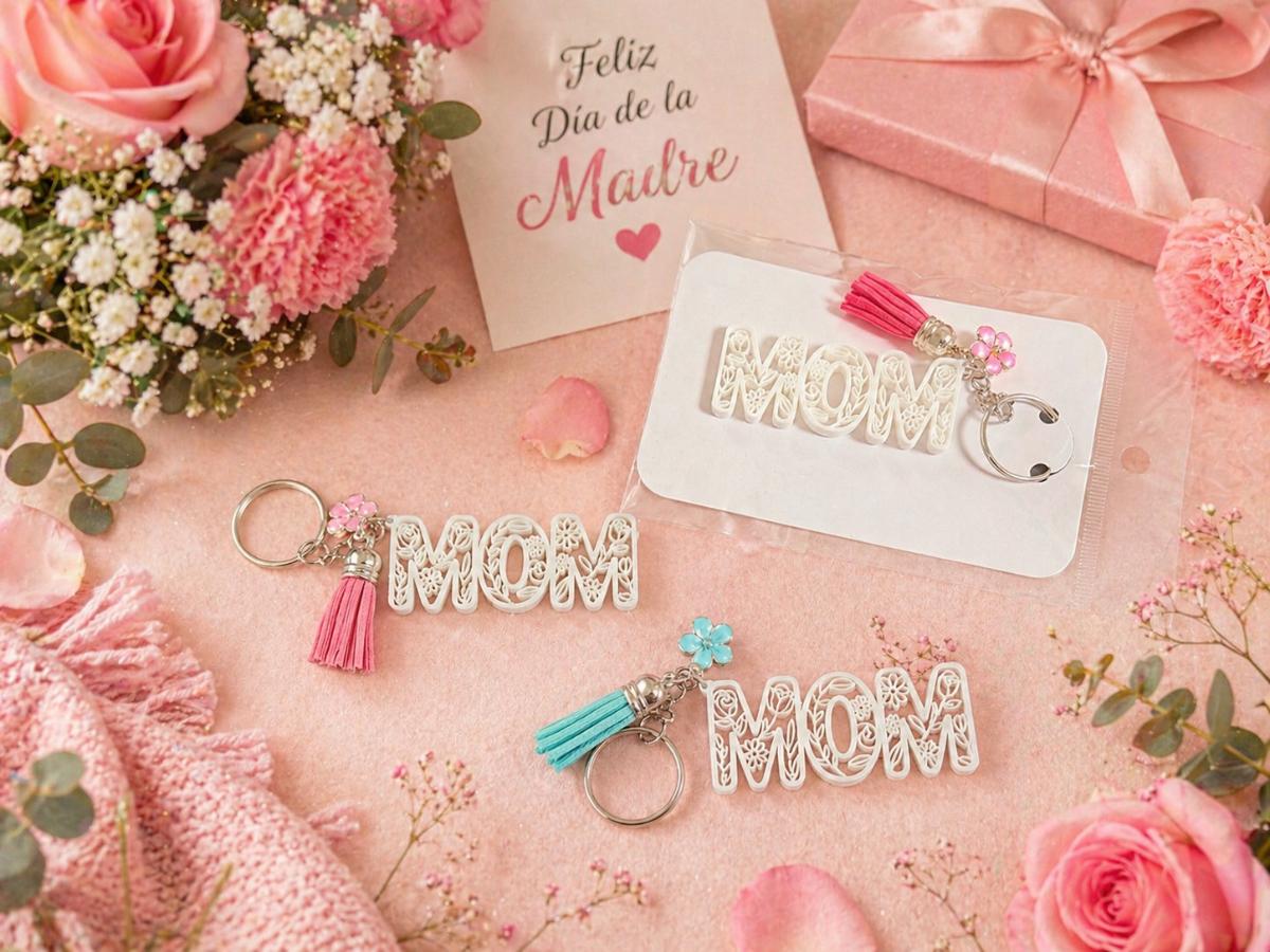 3D MOM Keychain
