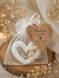 Personalized Wedding Favor Heart
