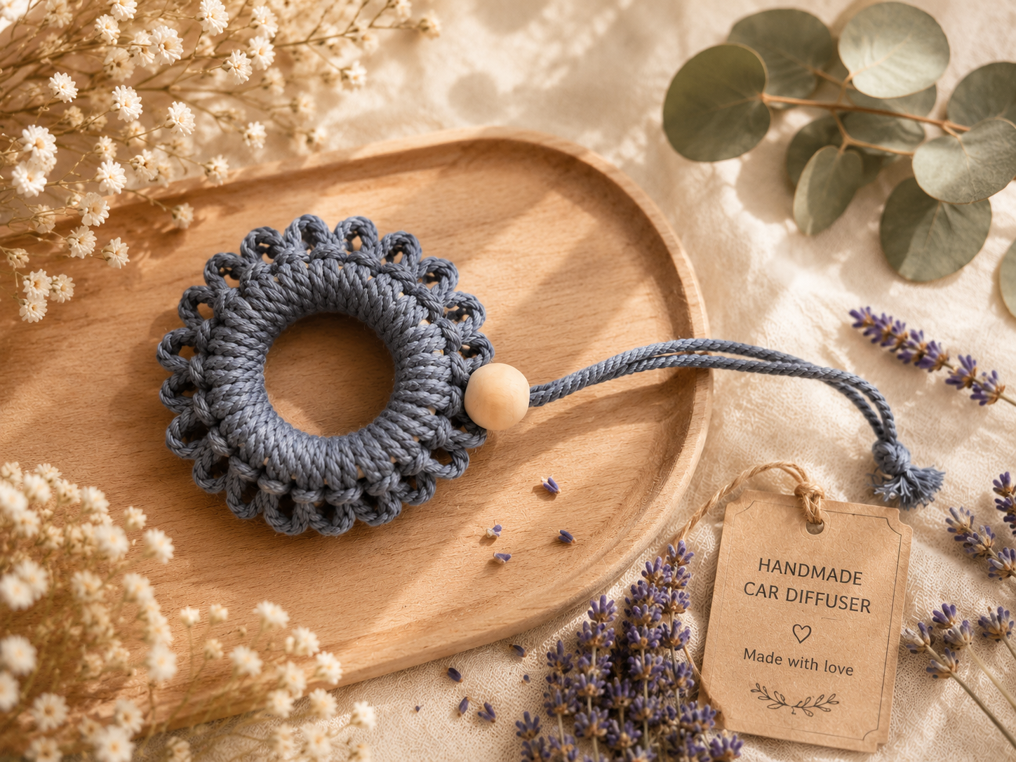 Handmade Car diffuser with essential oil scent
