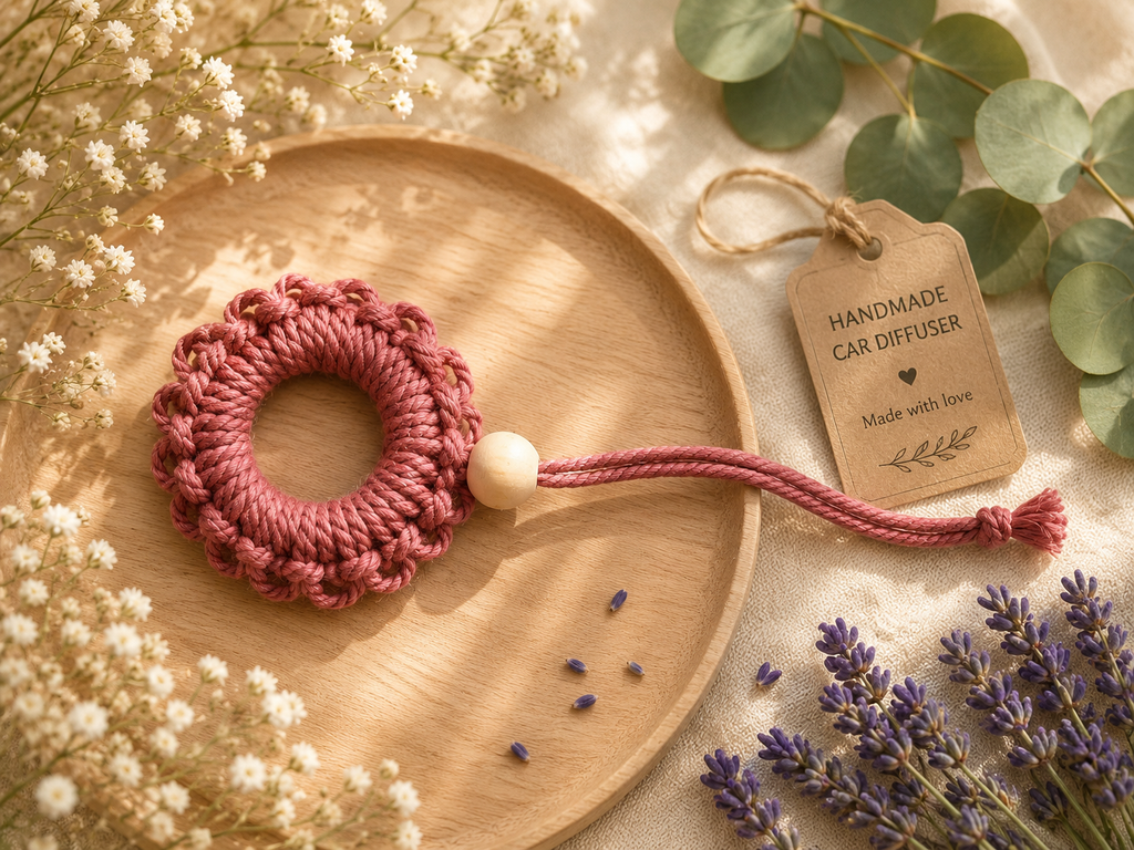 Handmade Car diffuser with essential oil scent