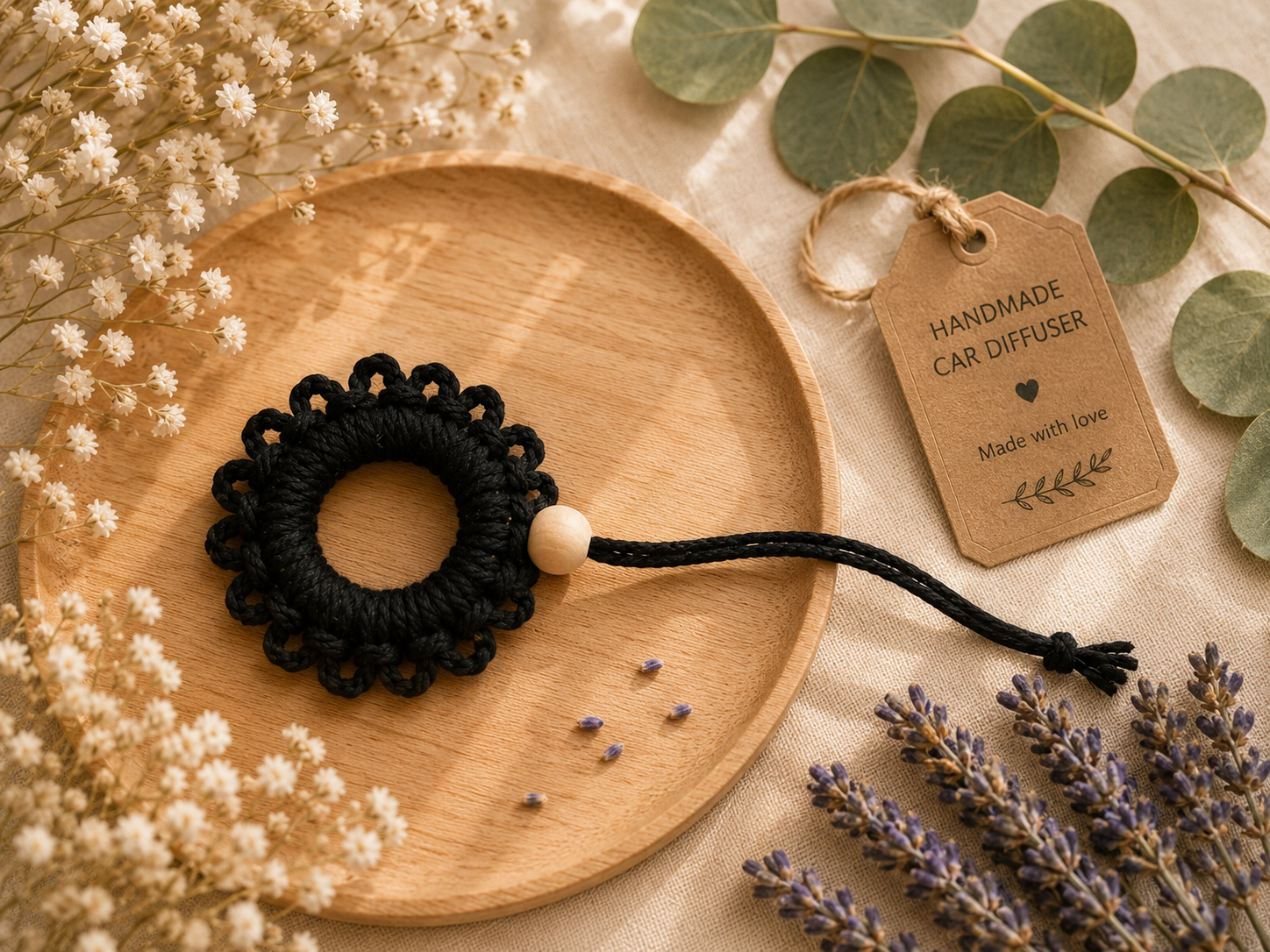 Handmade Car diffuser with essential oil scent