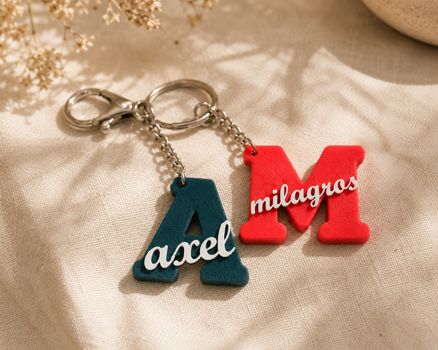 3D Letter Keychains