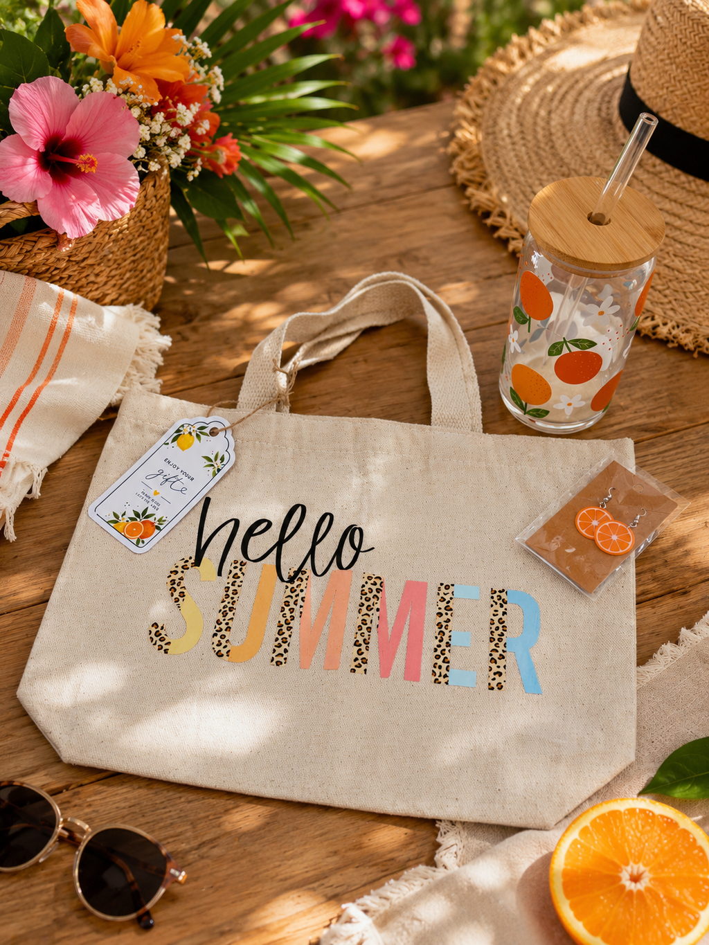Orange Summer Gift Set