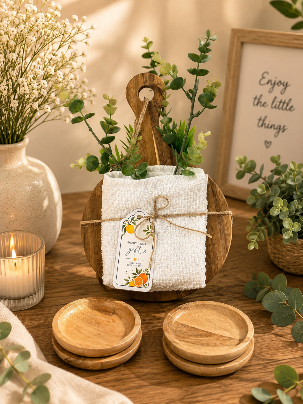 Rustic kitchen gift set