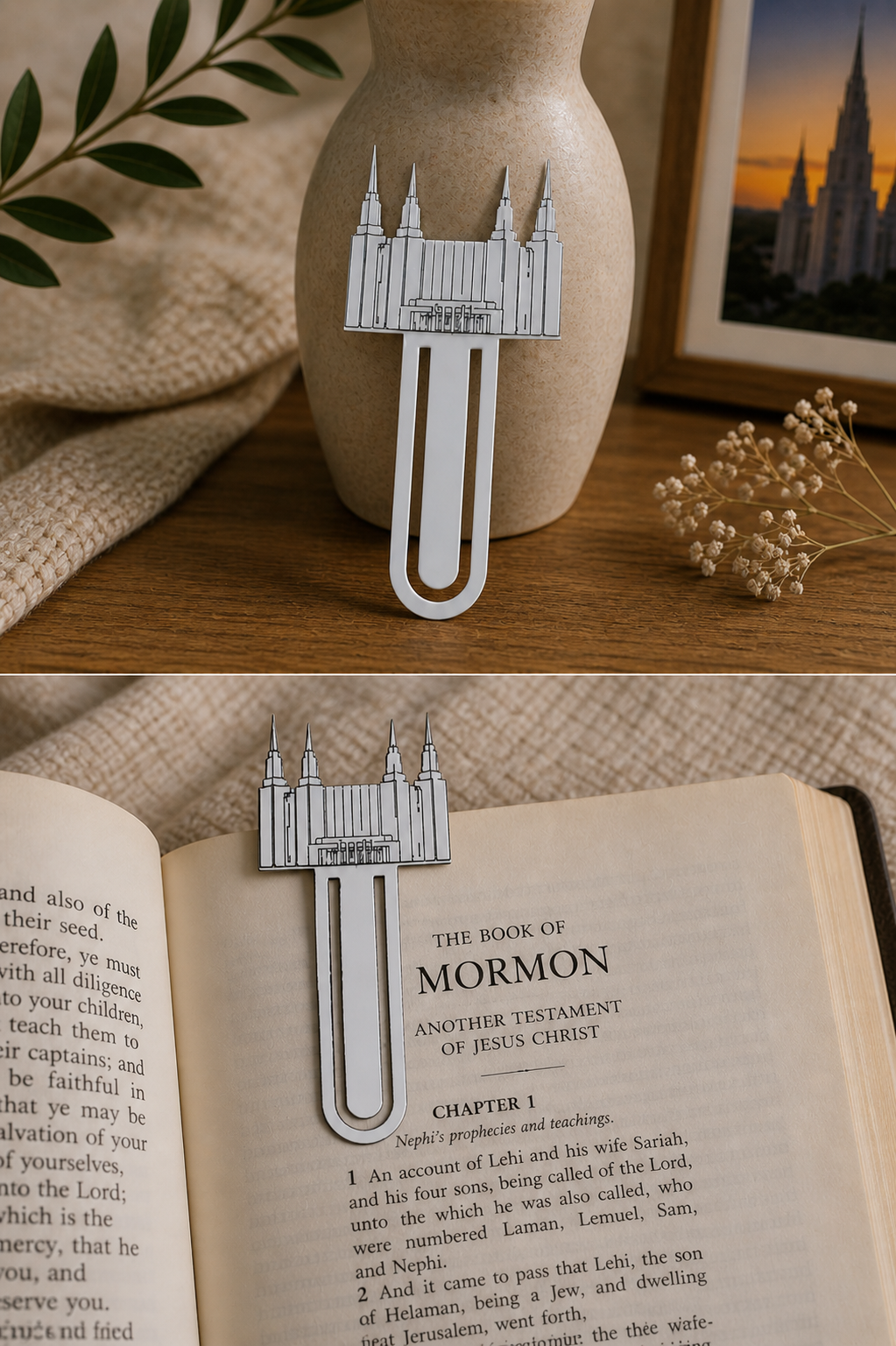 3D Temple Bookmark