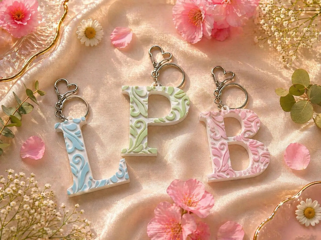 3D Letter Keychains