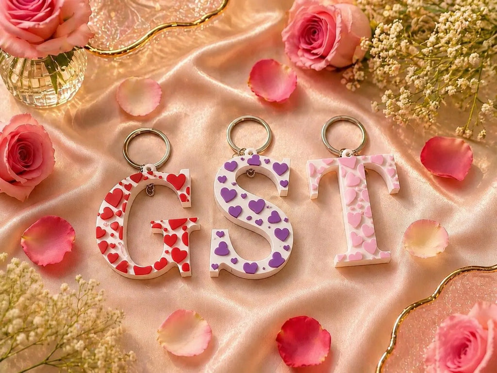 3D Letter Keychains