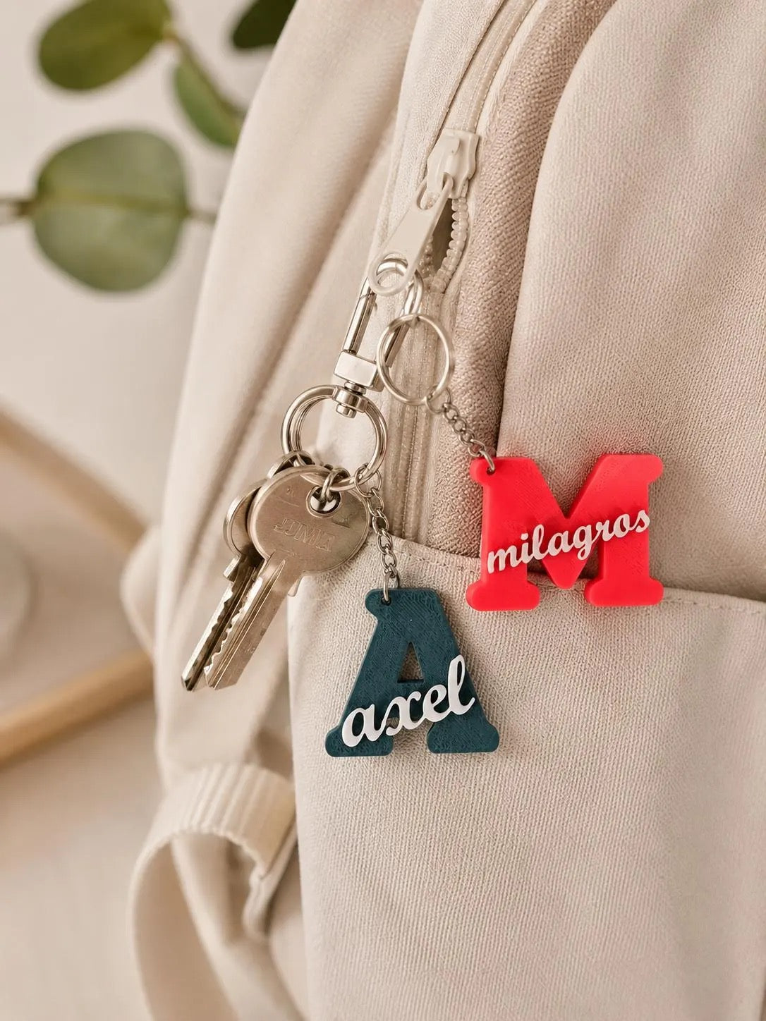 3D Letter Keychains